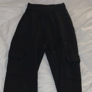 PINK Victoria Secret Black joggers